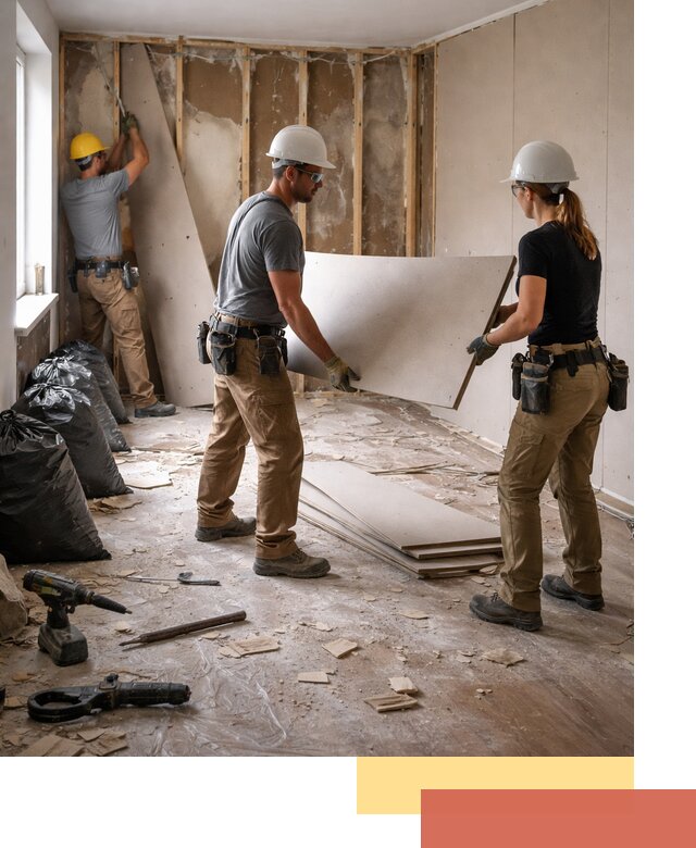 Демонтаж стеновых панелей в Кореновске быстро и аккуратно