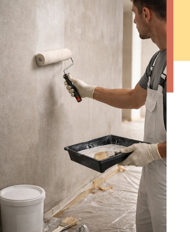 Грунтовка стен в Кореновске от 2280 руб. м2 — быстро, недорого, с материалом | ОТДЕЛОЧНИК-Кнв