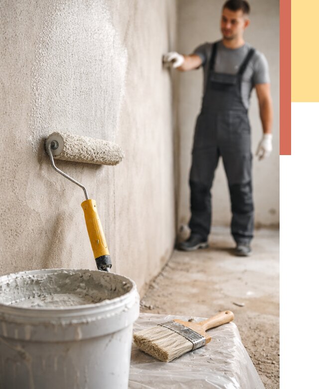 Нанесение бетоноконтакта на стены в Кореновске от 4353 руб. быстро и недорого | ОТДЕЛОЧНИК-Кнв