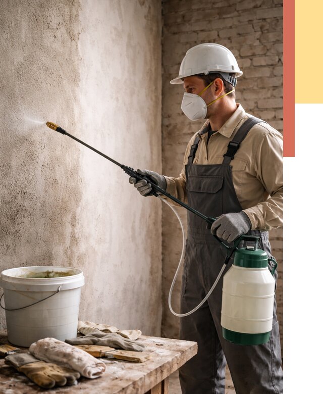 Антисептическая обработка стен в Кореновске от 1244 руб. — быстро и недорого | ОТДЕЛОЧНИК-Кнв