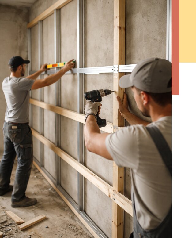 Устройство обрешетки под панели в Кореновске от 2176 руб. — монтаж под ключ | ОТДЕЛОЧНИК-Кнв