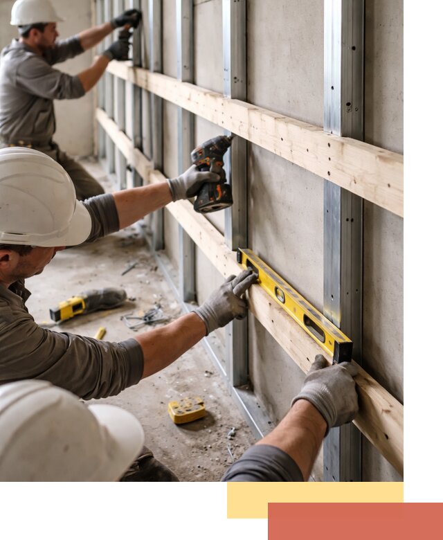 Устройство обрешетки под панели в Кореновске