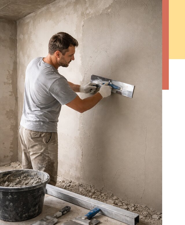 Штукатурка стен без маяков в Кореновске от 7462 руб/м2 — услуги и цена | ОТДЕЛОЧНИК-Кнв