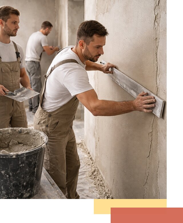 Штукатурка стен без маяков в Кореновске быстро и качественно