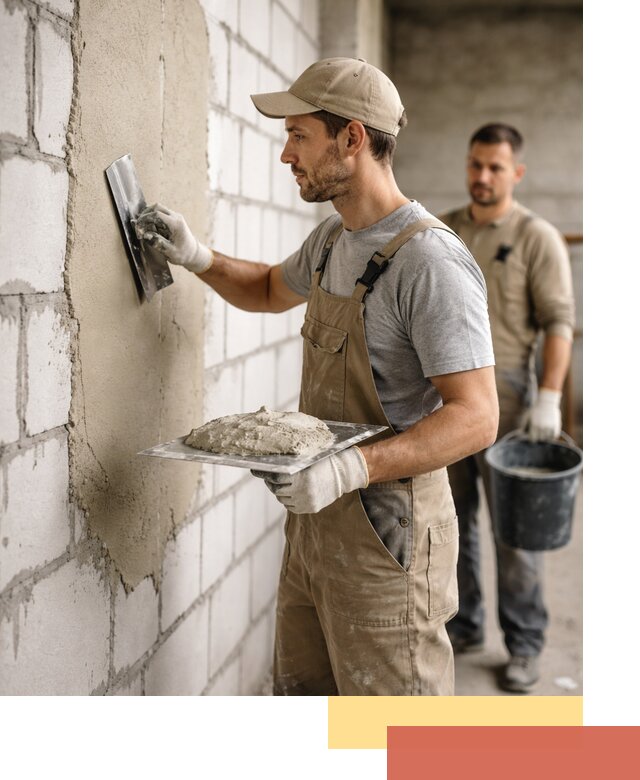 Штукатурка стен из газобетона в Кореновске под ключ