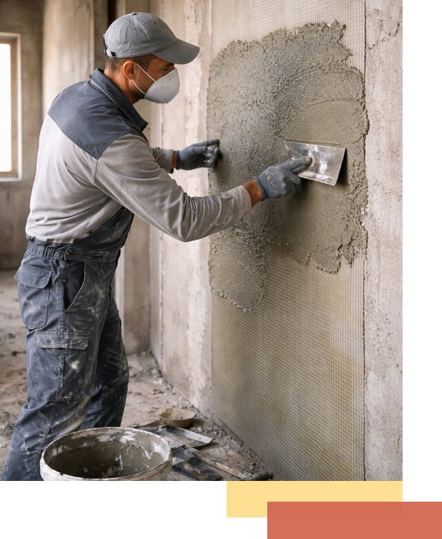 Штукатурка стен по сетке в Кореновске под ключ качественно и быстро