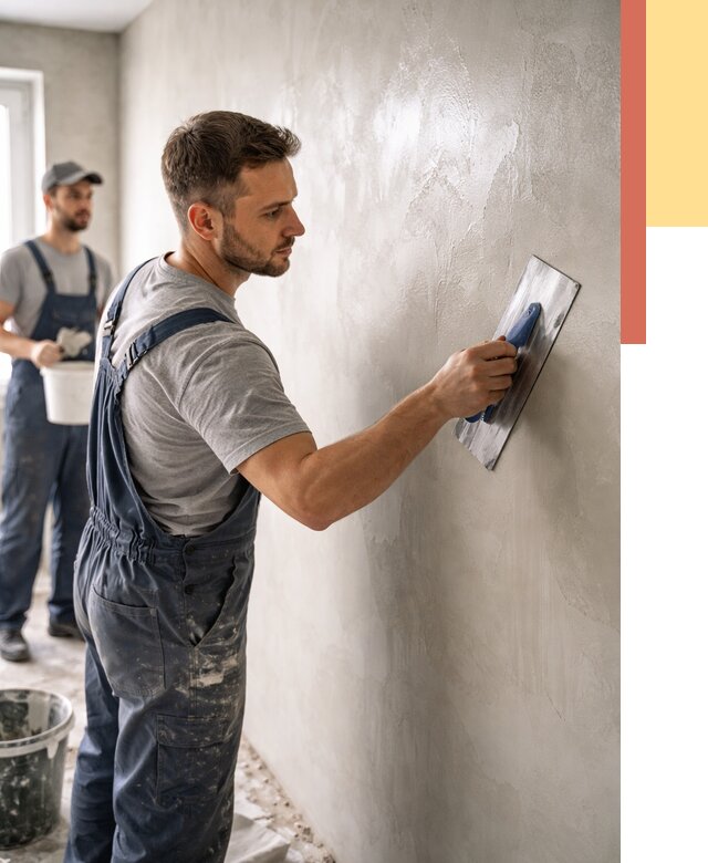 Глянцевание штукатурки стен в Кореновске от 7773 руб. — услуги и затирка | ОТДЕЛОЧНИК-Кнв