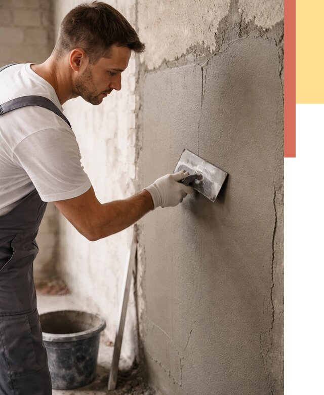 Штукатурка стен под плитку в Кореновске от 4353 руб./м2 — выравнивание под плитку | ОТДЕЛОЧНИК-Кнв