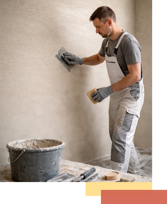 Декоративная штукатурка травертин в Кореновске для стен и потолков