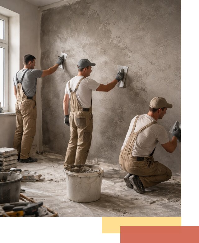 Декоративная штукатурка под бетон в Кореновске для стен и потолков