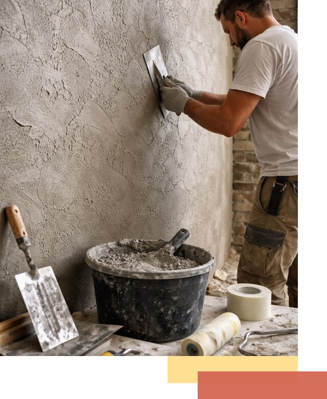 Декоративная штукатурка лофт в Кореновске — отделка стен и потолков