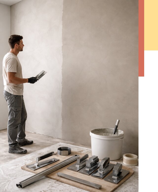 Нанесение микроцемента на стены в Кореновске от 3316 руб./м2 под ключ | ОТДЕЛОЧНИК-Кнв