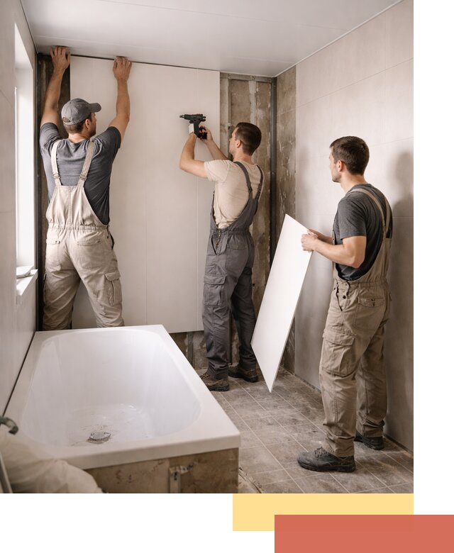 Отделка ванной панели ПВХ профессионально в Кореновске