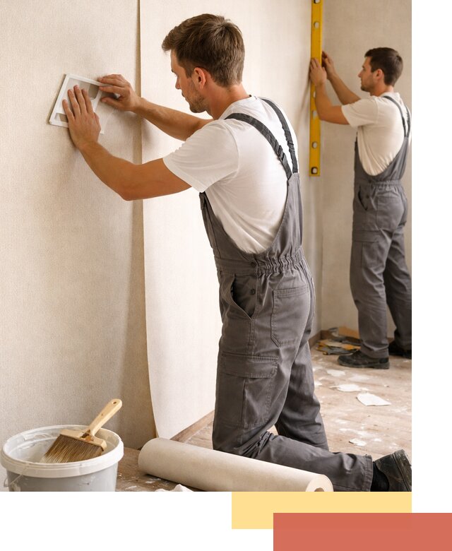 Поклейка бумажных обоев в Кореновске качественно и недорого