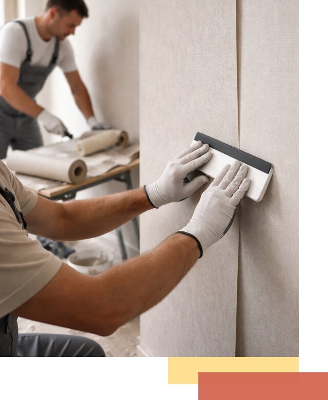 Поклейка обоев под покраску в Кореновске профессионально и быстро