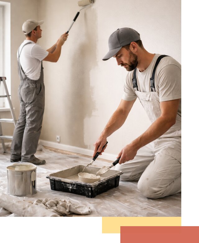 Покраска стен в квартире в Кореновске — профессионально и аккуратно