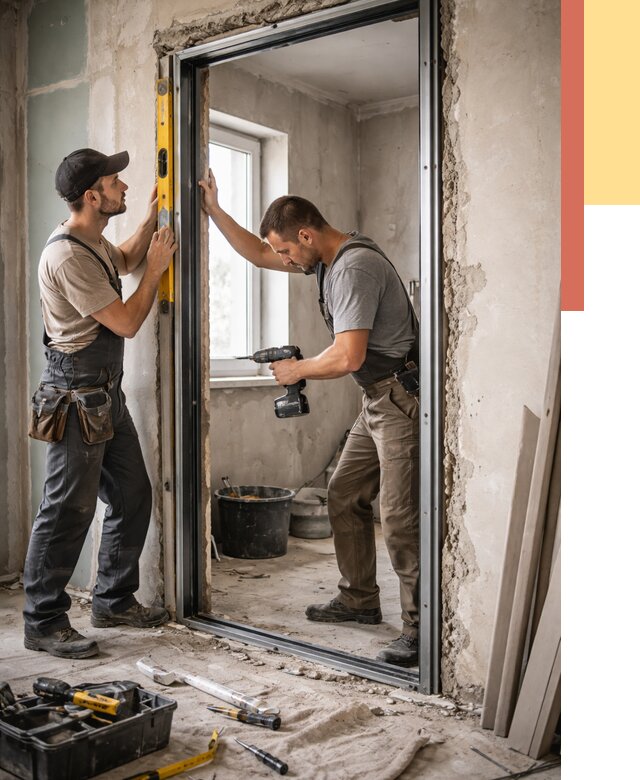 Закладка дверного проема в Кореновске от 3627 руб. — быстро и недорого | ОТДЕЛОЧНИК-Кнв