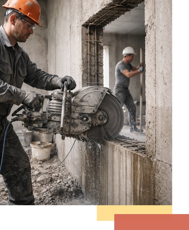 Алмазная резка проемов в Кореновске быстро и точно