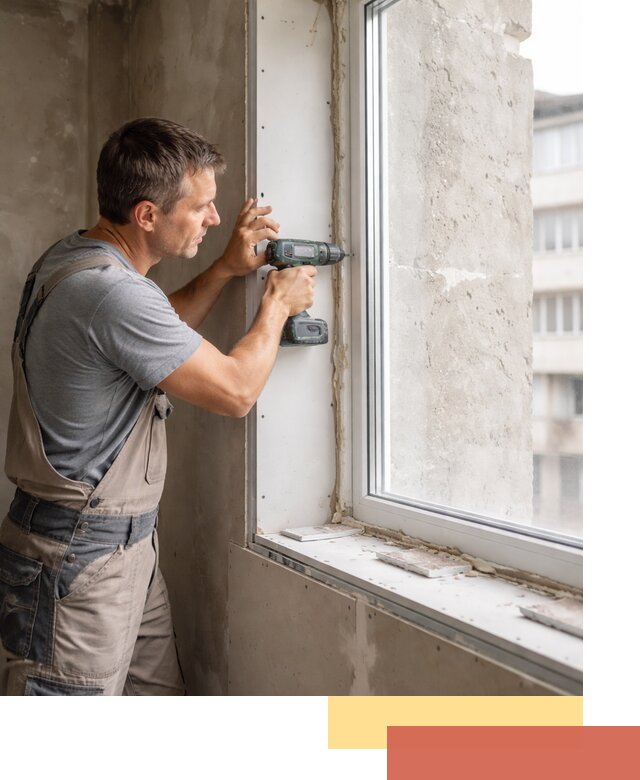 Монтаж гипсокартонных откосов в Кореновске под ключ