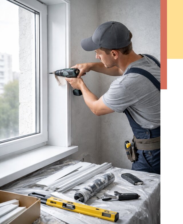 Установка пластиковых откосов в Кореновске от 2332 руб. | ОТДЕЛОЧНИК-Кнв монтаж, быстро и недорого