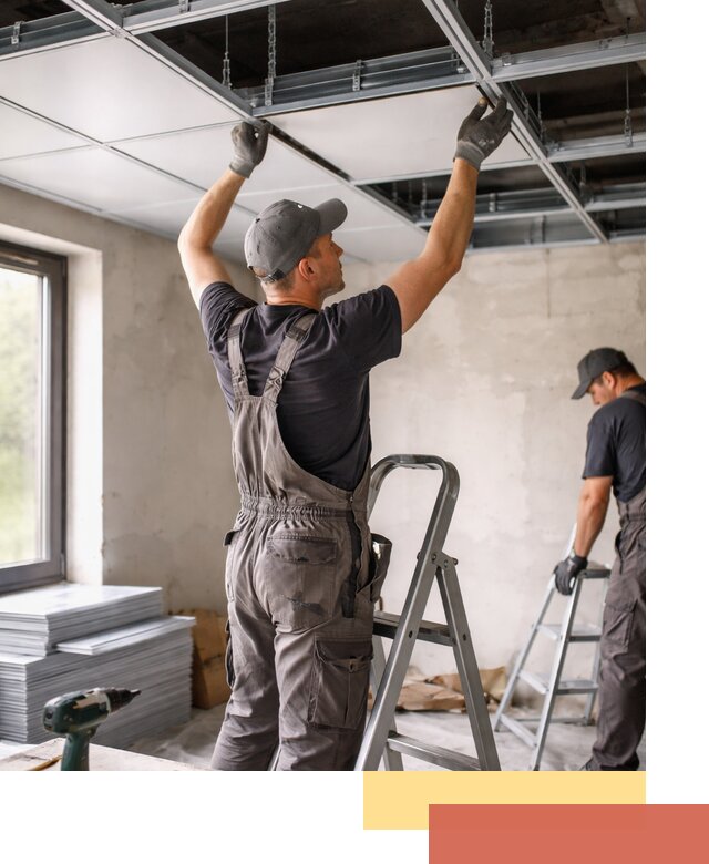 Монтаж кассетного потолка в Кореновске качественно и быстро