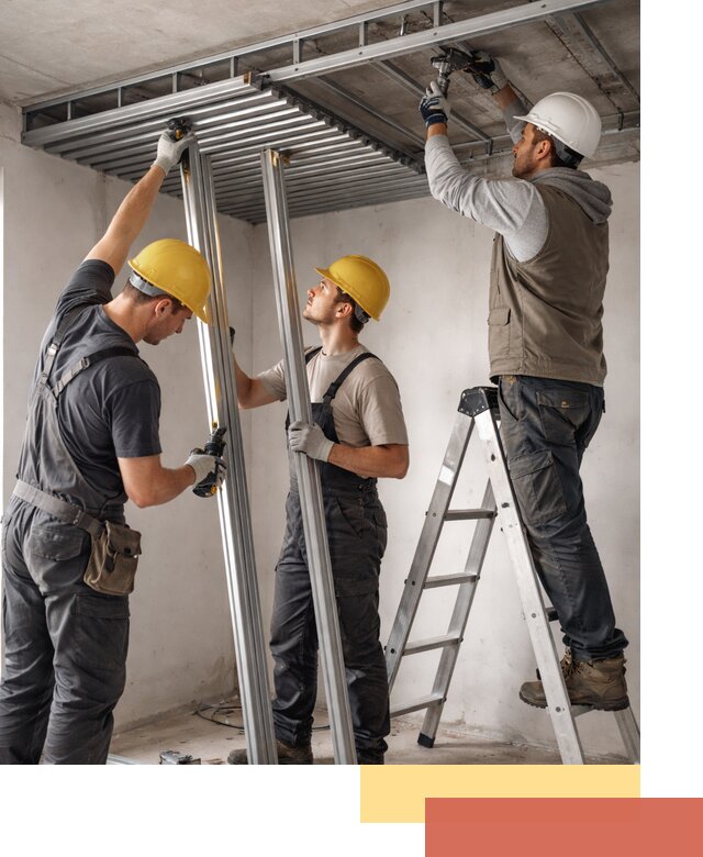 Монтаж реечного потолка под ключ в Кореновске