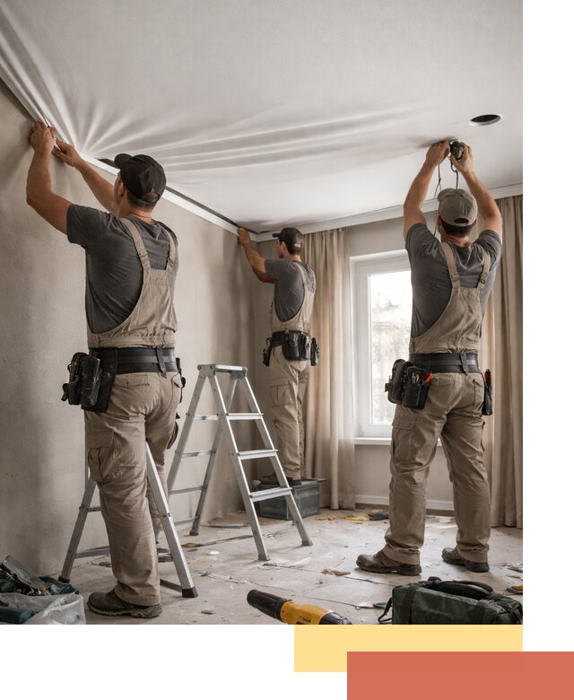 Монтаж матового натяжного потолка в Кореновске качественно и быстро